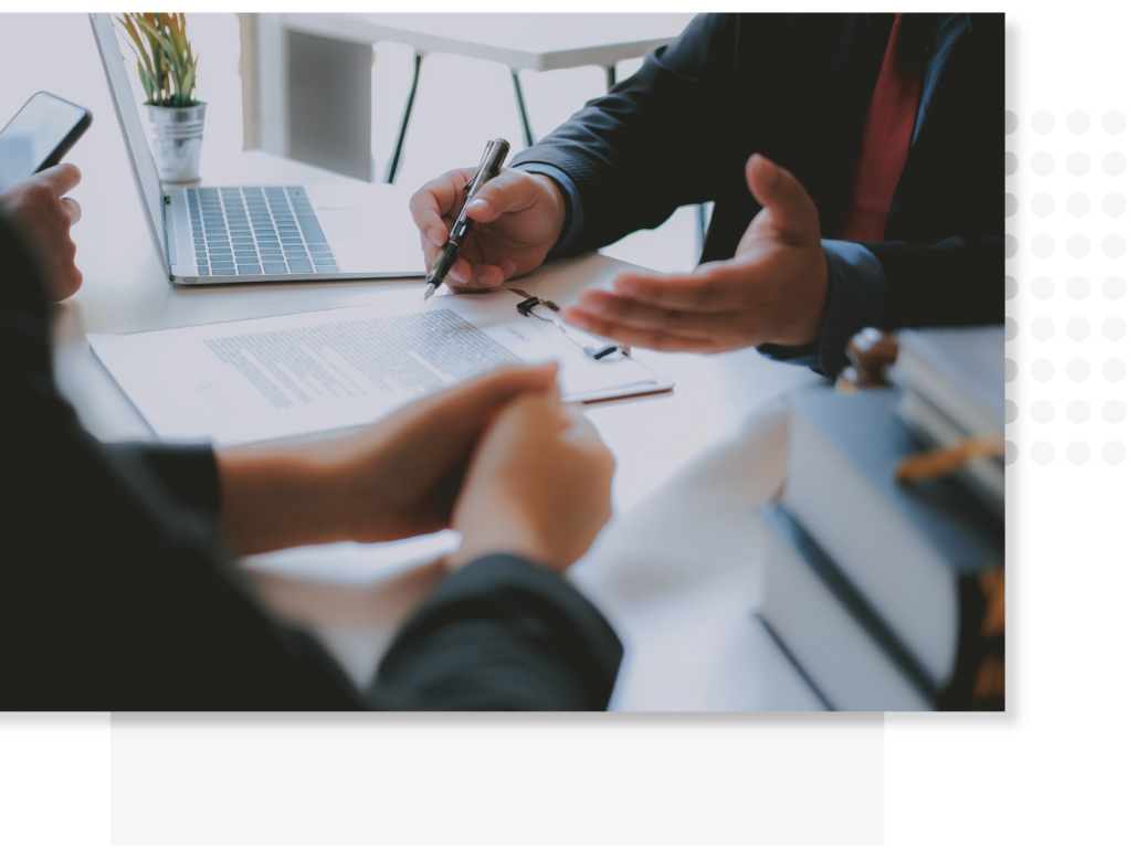 A Business man discussing agreement