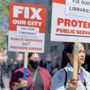 Library-Workers-Call-On-City-Officials-to-Place-Security-Guards-in-System.