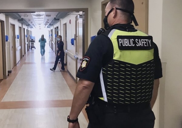 Deploying Security Entrances to Enhance Guard Services in Healthcare Facilities